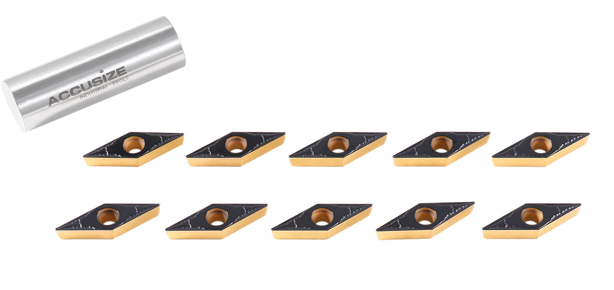 Carbide Inserts VBMT-MD CVD Coated 10pcs/set, BPS101