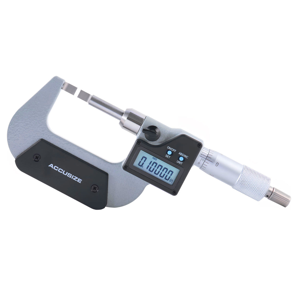 0-1''/0-25 mm by 0.00005''/0.001 mm Electronic Digital Blade Micrometer, 2312-1010