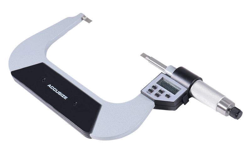 4-5'' by 0.00005'' Blade Electronic Digital Micrometer Abs/Inc Interchangeable, 2312-5010
