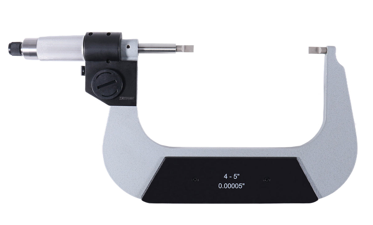 4-5'' by 0.00005'' Blade Electronic Digital Micrometer Abs/Inc Interchangeable, 2312-5010