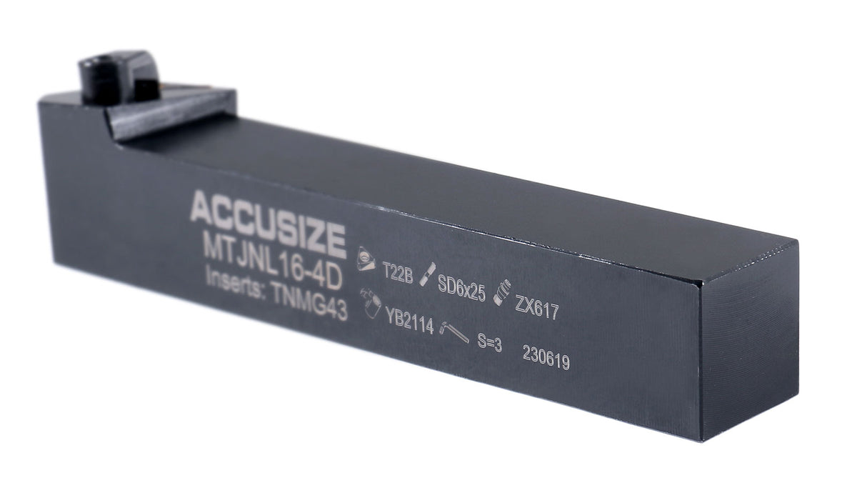 MTJN 93 Degree Lathe Tool Holder with Carbide TNMG Insert