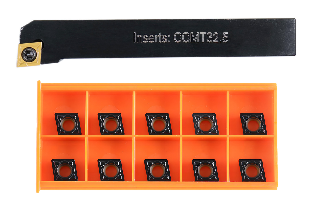 SCLC R/L Toolholders with Extra 10 CCMT Carbide CVD Coated Inserts