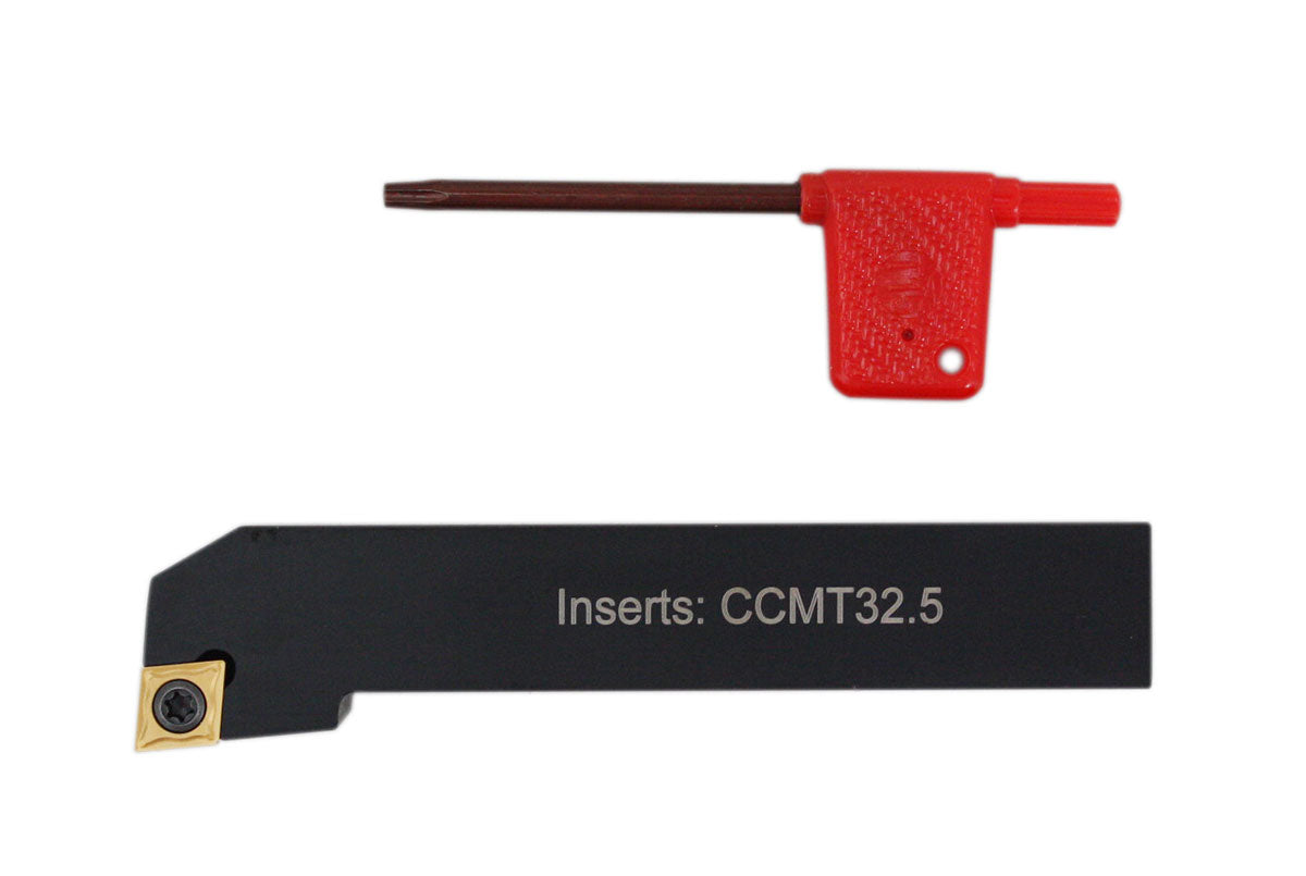 SCLC R/L Toolholders with Extra 10 CCMT Carbide CVD Coated Inserts
