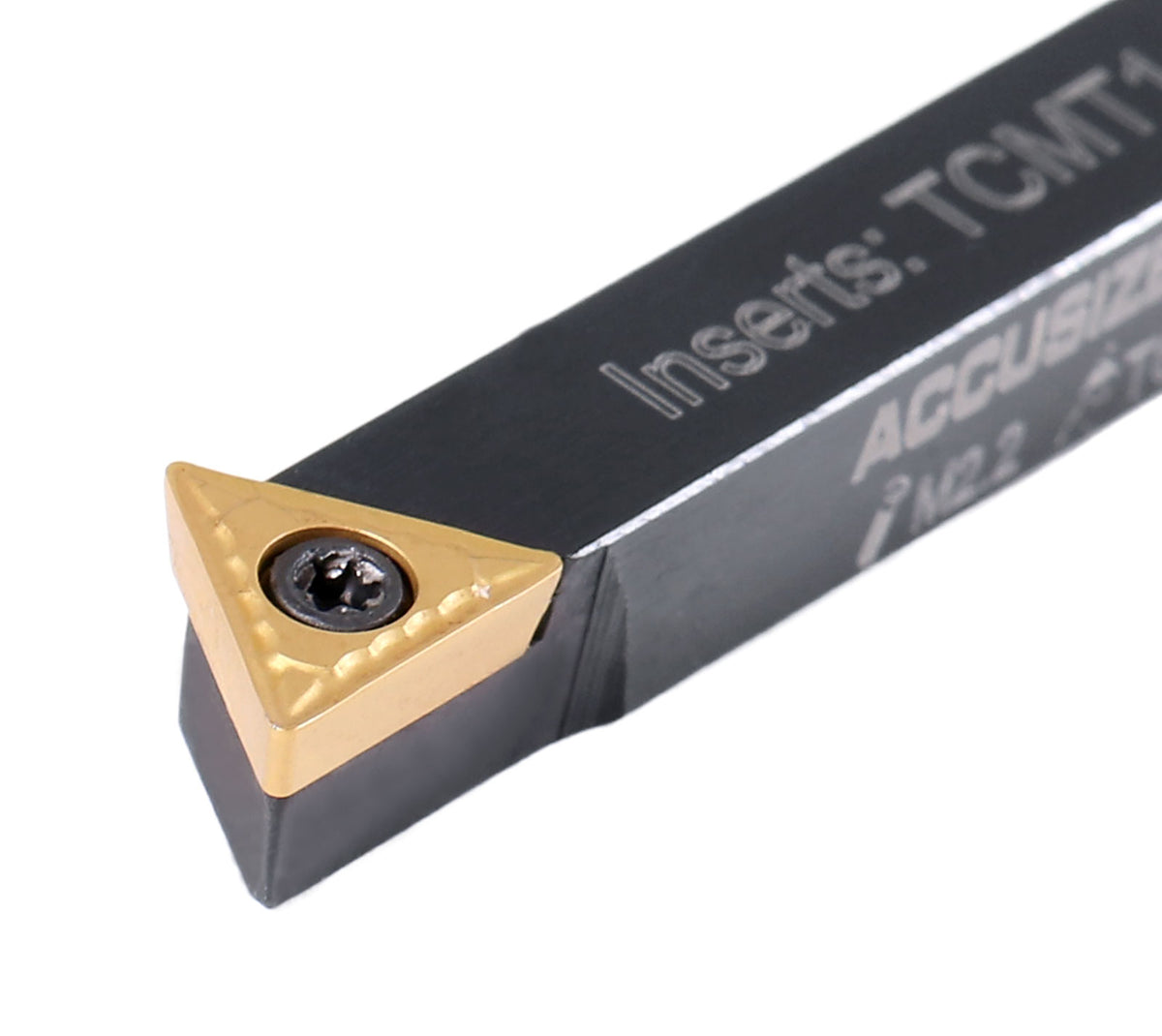 1/4'' by 2'' Oal 5 Pc Indexable Turning Tool Set with Tcmt1.8(1.5) Carbide Inserts, 2380-5022