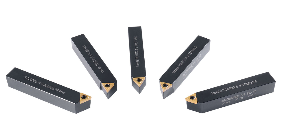 3/4'' 5 Pc Indexable Turning Tool Set, 2380-5123