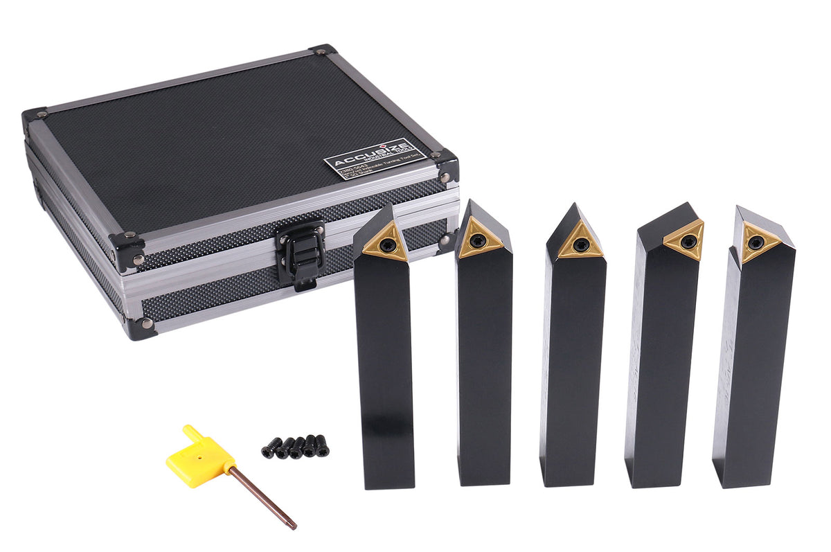 1'' 5 Pc Indexable Turning Tool Set, 2380-5643