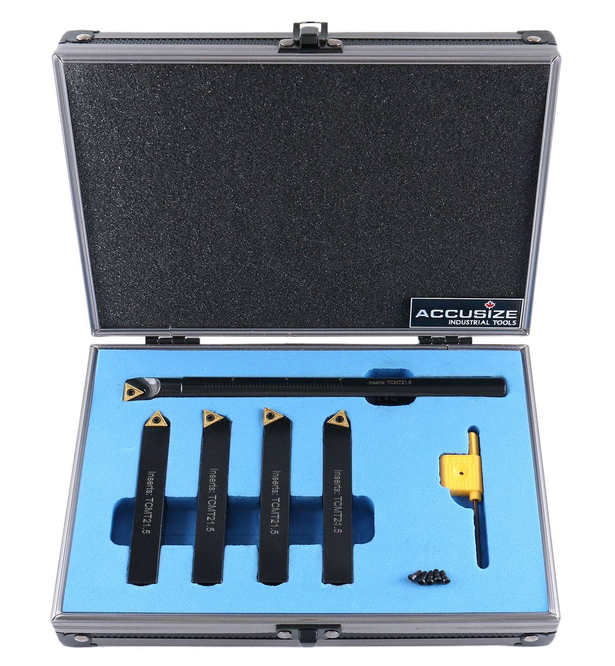 1/2" 5 pc/set Indexable Turning Tool Set (4 Pc Turning + 1 Pc Boring), 2386-0012