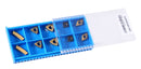 2 Pc of Each Kind of Carbide Inserts for 2387-2003, CVD Coated and Tin Coated, Total 10 Pieces, 2387-2003inserts