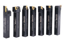 7 Pieces/Set 1/2'' Indexable Carbide Turning Tool Set with 10 Extra Carbide Inserts in Fitted Box, 2387-2004plus