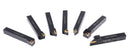 7 Pieces/Set 1/2'' Indexable Carbide Turning Tool Set with 10 Extra Carbide Inserts in Fitted Box, 2387-2004plus