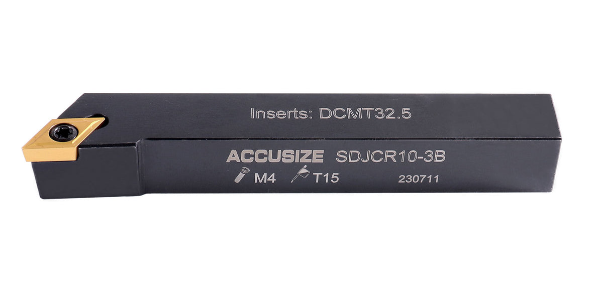 7 pcs Outils de tournage en carbure indexables avec inserts supplémentaires