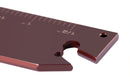 0.120'' by 4.33'' Ncih26-3 Positive Stop Adjustable Blade for Self Lock Cutoff Insert Gtn-3, 2402-0006