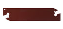 0.120'' by 4.33'' Ncih26-3 Positive Stop Adjustable Blade for Self Lock Cutoff Insert Gtn-3, 2402-0006