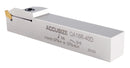 1'' Shank Heavy Duty Indexable Grooving/Cut-Off Holder, Nickel Plated, with a Gtn-4 Tin Coated Carbide Insert, 2415-5036