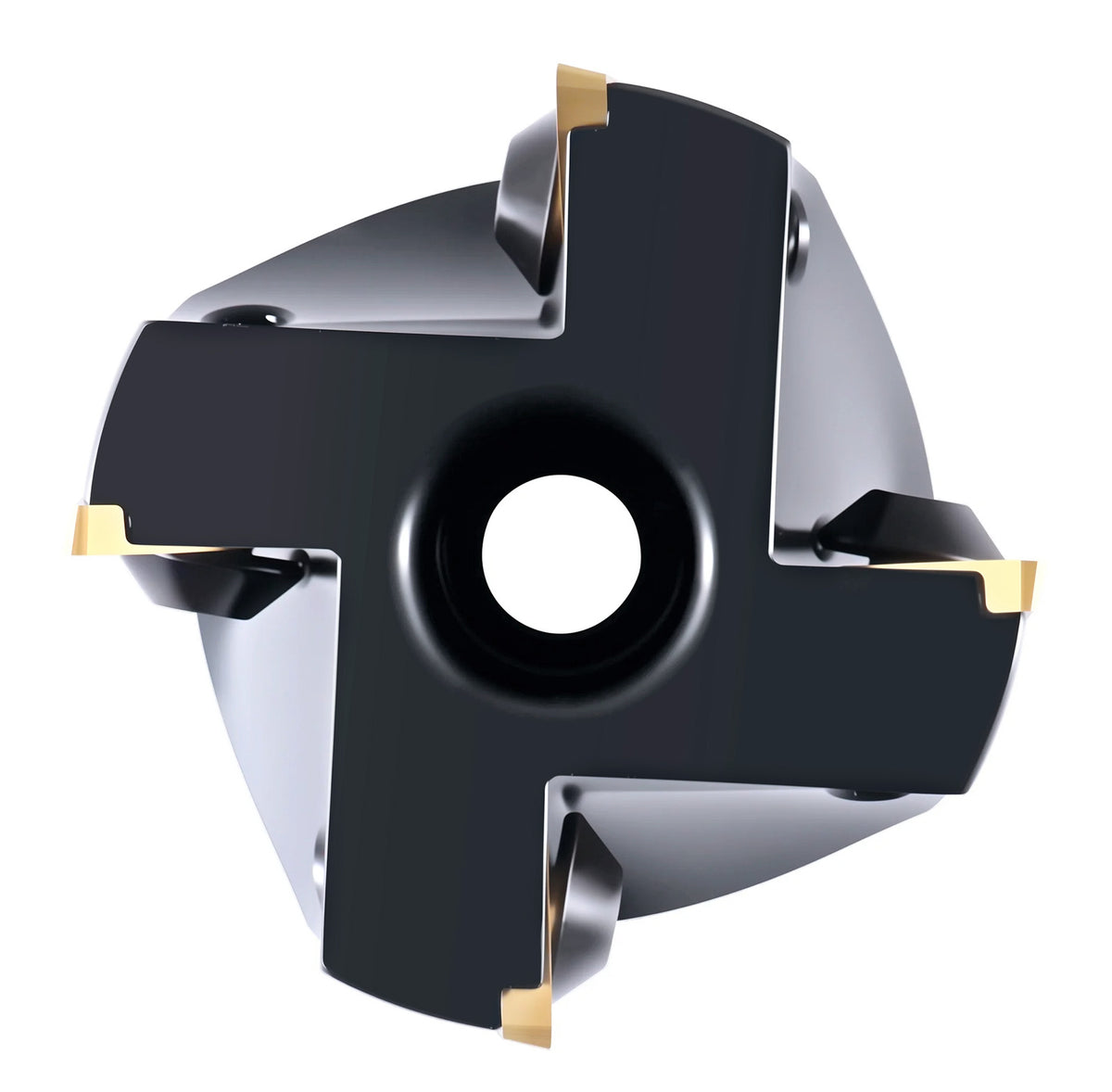 2-1/2 inch Indexable Face Milling Cutter 90 Degree, Positive Rake with 4 Pc Carbide Inserts Tpg322, 2508-0016