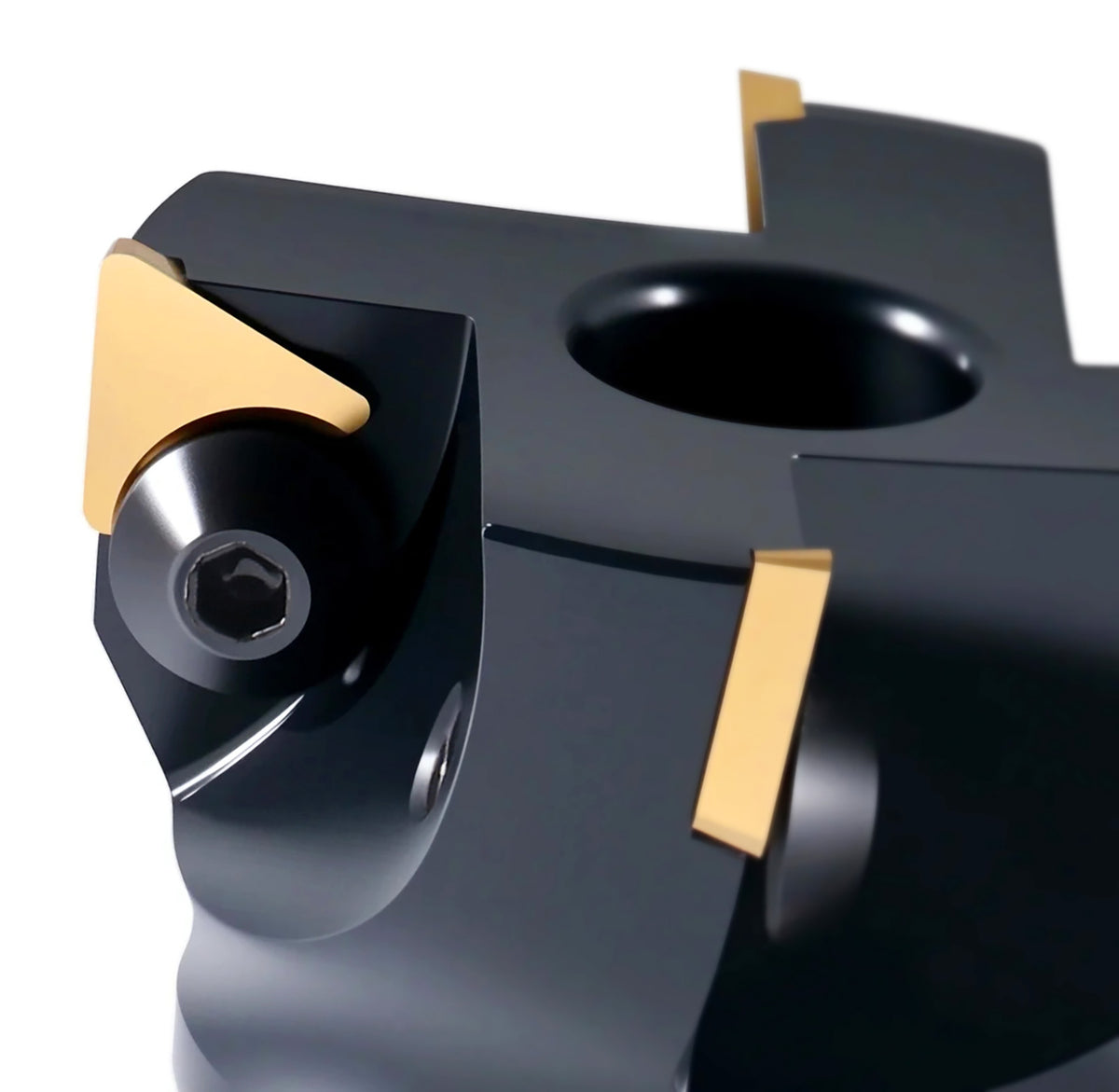 2-1/2 inch Indexable Face Milling Cutter 90 Degree, Positive Rake with 4 Pc Carbide Inserts Tpg322, 2508-0016