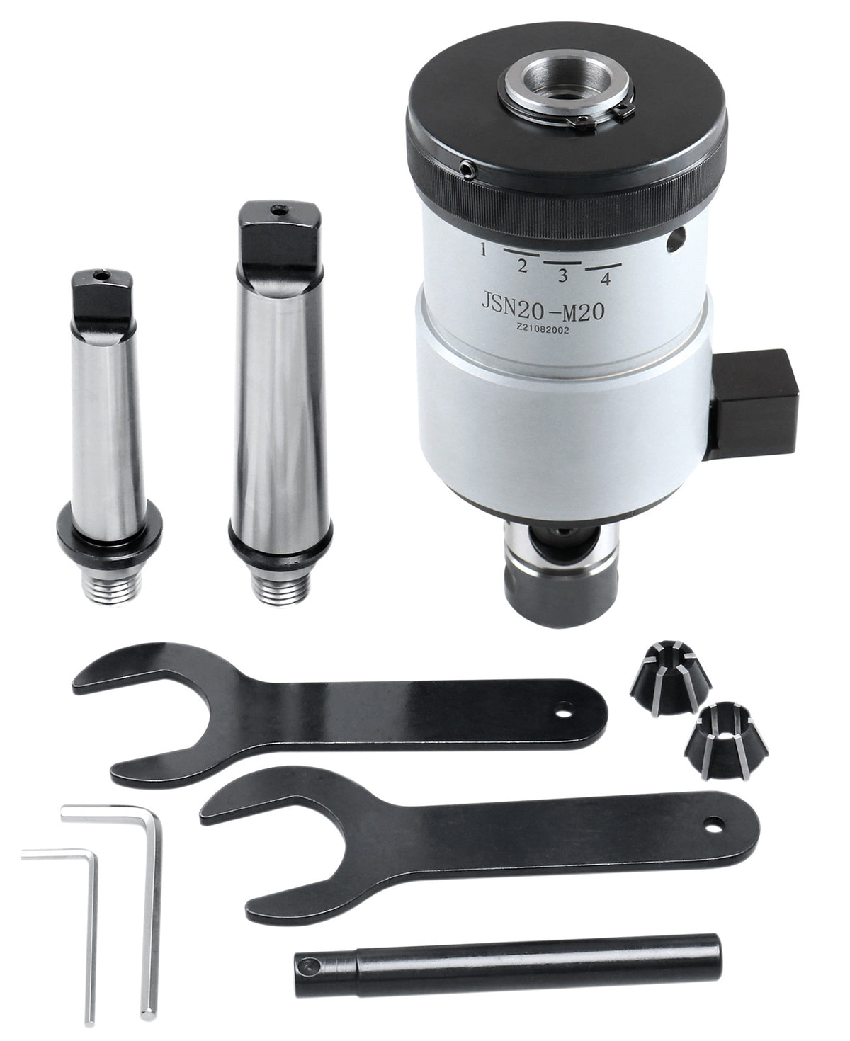 5/16'' - 3/4'' / M8-M20 Self-Reversing Tapping Head, 1/8'', 1/4'' Npt, M20 Tapper, 2600-4022