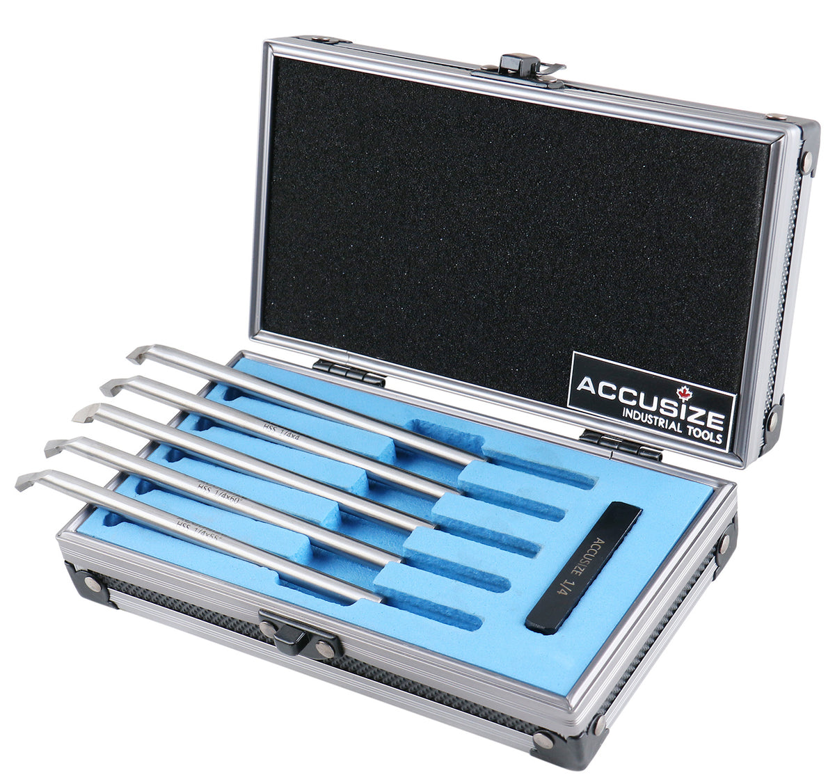 6pc H.S.S. Internal Threading & Boring Tool Set, 1/4", 5/16", 3/8" & 1/2"