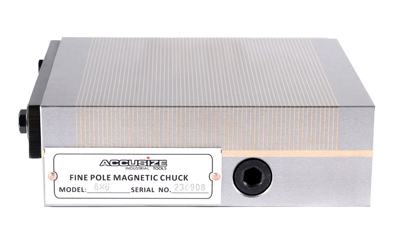6'' by 6'' Within 0.0002'' Fine Pole Magnetic Chuck, 2720-1000