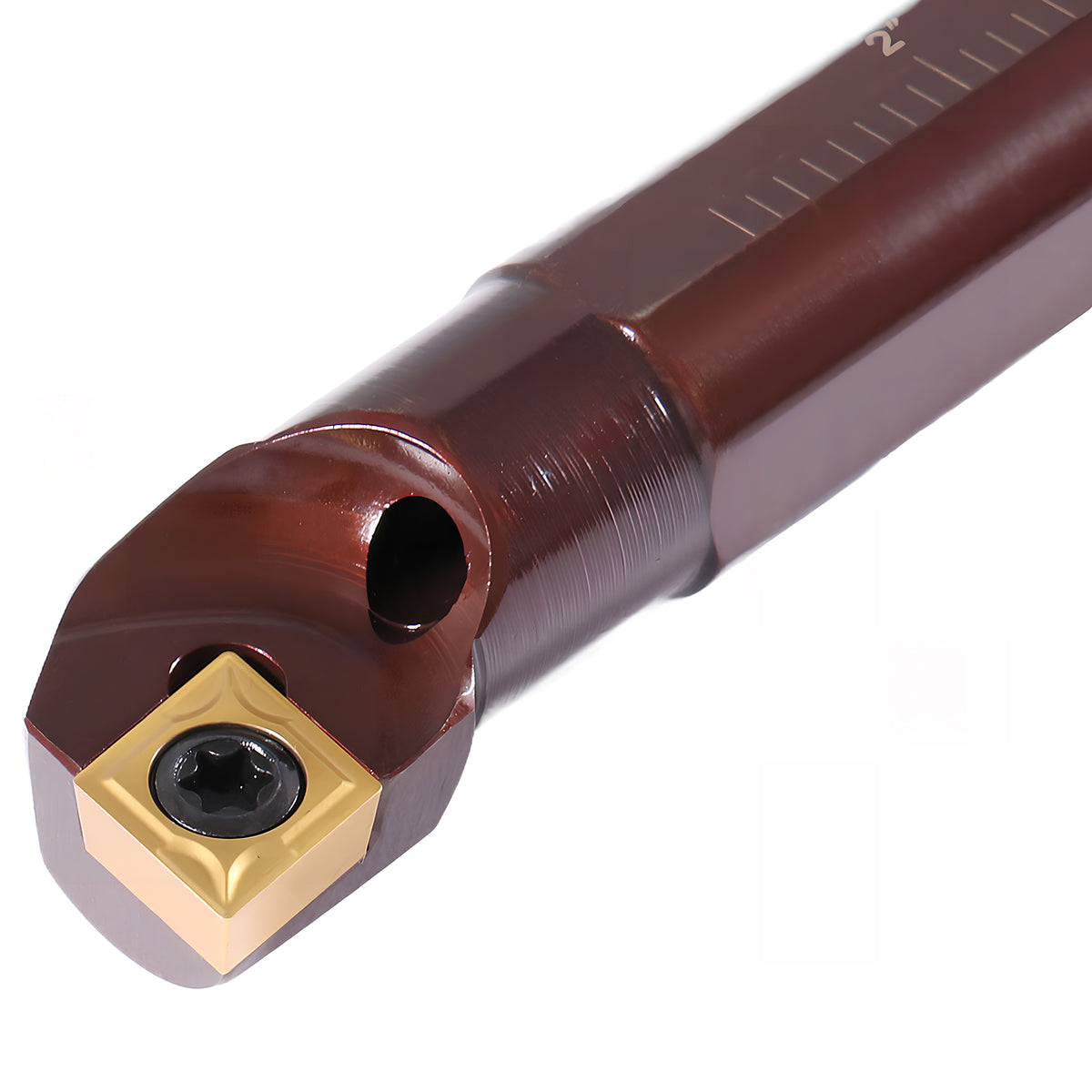 5/8'' by 6'' Overall Length, Rh Sclcr Coolant Through Indexable Boring Bar with Ccmt 32.5 Carbide Inserts, 2800-0037