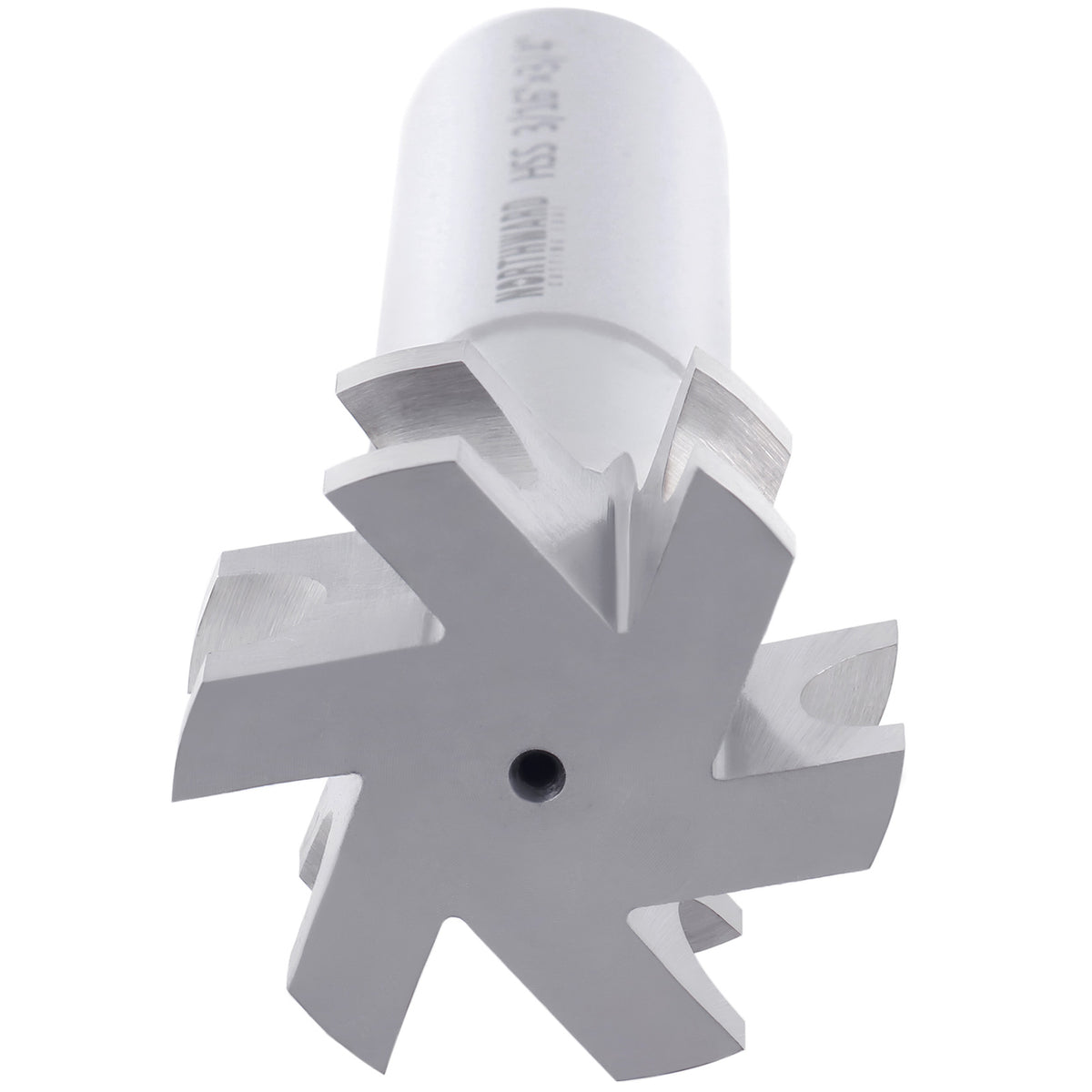 Northward HSS Concave Radius Cutter, R3/16, D1, 3/4" Shk, 6-Flute