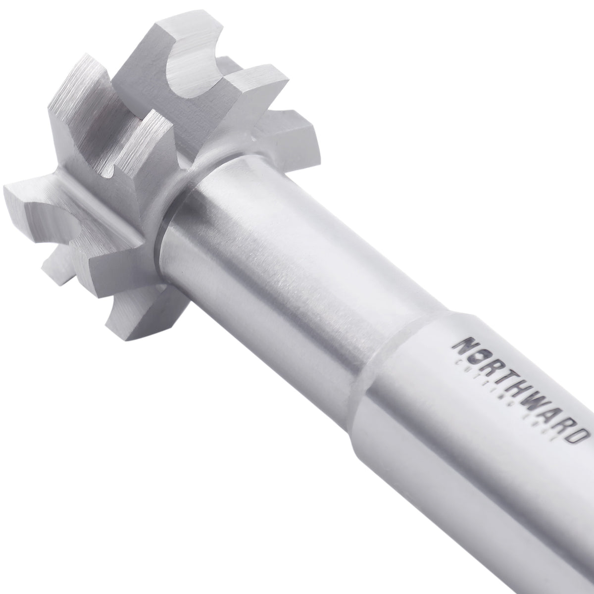 Northward HSS Concave Radius Cutter, R3/32, D3/4", 1/2" Shk, 6-Flute