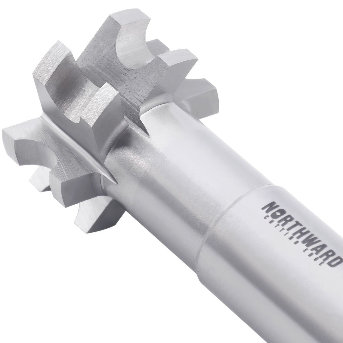 Northward HSS Concave Radius Cutter, R5/32, D1, 3/4" Shk, 6-Flute