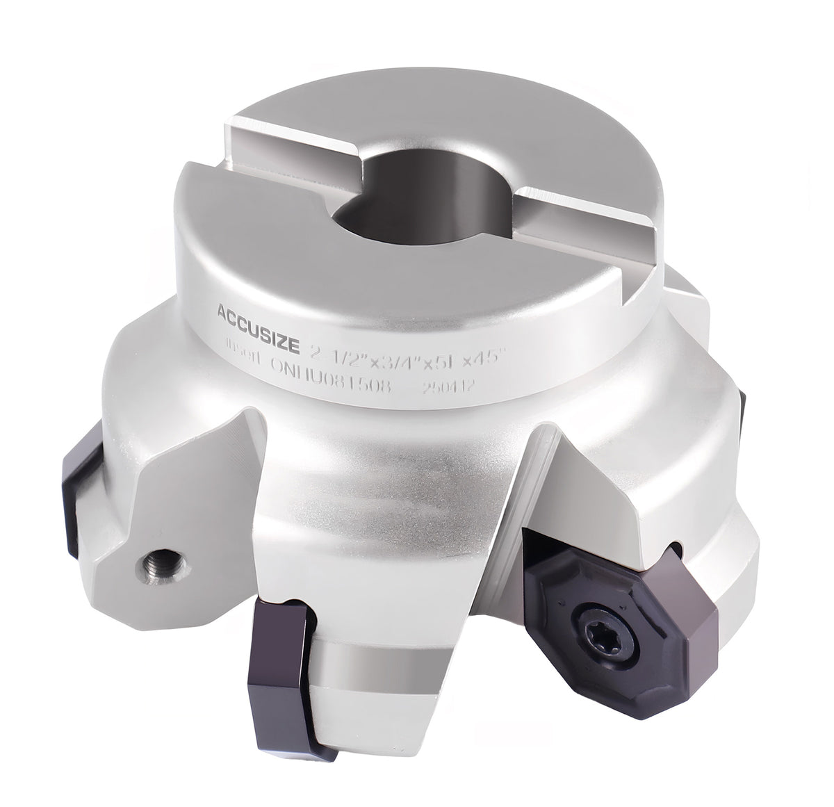 Fraise de face indexable à 45 degrés pour plaquette octogonale double face 16 arête de coupe, ongx0800608 Inserts