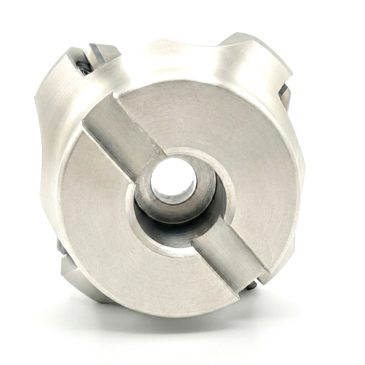 75 Degree Positive Rake Indexable Face Milling Cutters, with SPG422 Carbide Inserts Installed, Nickel Plated Body