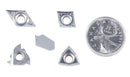 Replacement Inserts Set (10 pcs/set) for 9 pcs Indexable Carbide Turning Tool and Boring Bar Set, for Cutting Aluminum