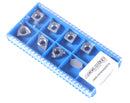 Replacement Inserts Set (10 pcs/set) for 9 pcs Indexable Carbide Turning Tool and Boring Bar Set, for Cutting Aluminum