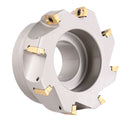4508-0020B, 4" x 1-1/2" 90 Deg. Square Shoulder Indexable Face Mill w/ APKT1604 Inserts