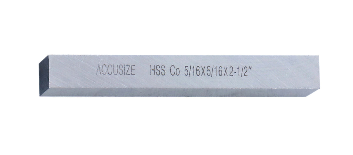 M35 (H.S.S. +5% ) Cobalt Lathe Tool Bits - Ground for Heavy Cuts on Casting and Forgings