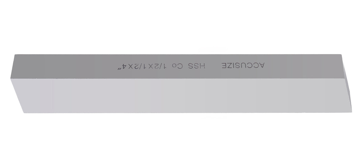 1/2 x 1/2 x 4 in. (Width by Height by Oal) Hss+5% M35 Cobalt Lathe Tool Bit, 5095-0032