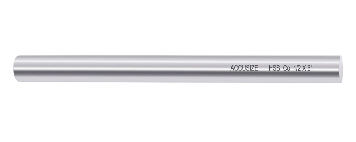 M35 (H.S.S. + 5% Cobalt) Round Tool Bit, Ground