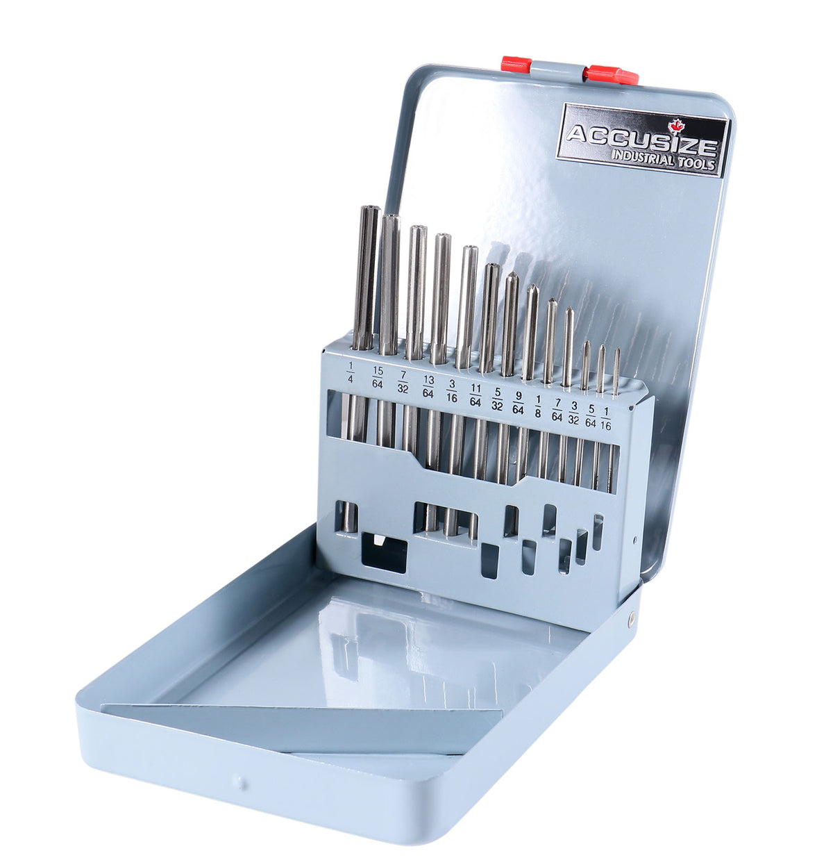 1/16-1/4'' 13 Pcs Hss 6542 Straight Flute, Chucking Reamer Set, 5500-Se00