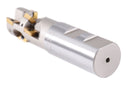 1'' Heavy Duty Helical Indexable Weldon Shank End Mill, Apkt11t3 Carbide Inserts, 1'' by 1'' by 4-1/4'', 5508-0002