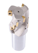 Helical Indexable Weldon Shank End Mill, Right Hand, Heavy Duty Cut