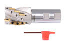 Helical Indexable Weldon Shank End Mill, Right Hand, Heavy Duty Cut