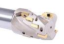 Helical Indexable Weldon Shank End Mill, Right Hand, Heavy Duty Cut