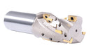 Helical Indexable Weldon Shank End Mill, Right Hand, Heavy Duty Cut