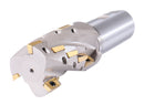 Helical Indexable Weldon Shank End Mill, Right Hand, Heavy Duty Cut