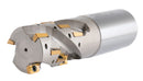 Helical Indexable Weldon Shank End Mill, Right Hand, Heavy Duty Cut