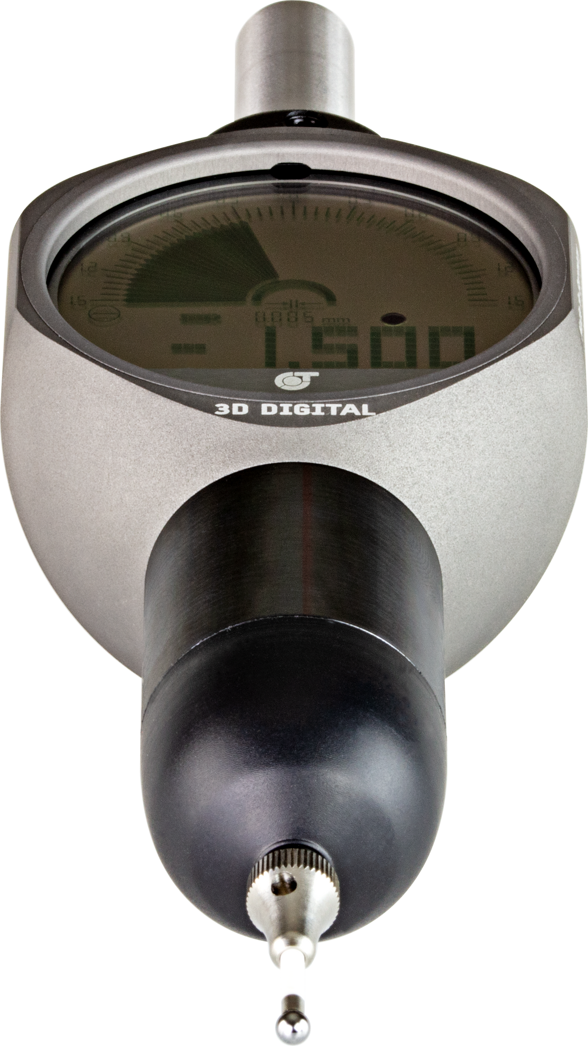 TSCHORN 3D Tester Edge Finder, Digital & Analogue, 1/2" Shank, 0.11" Sensing Tip, IP67, 4944-3012
