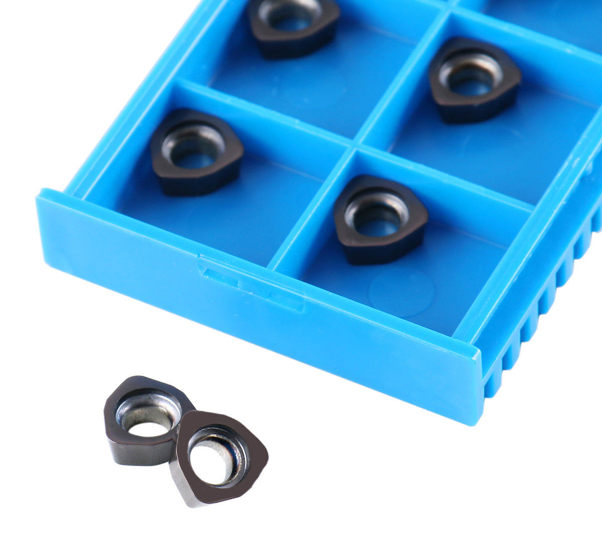 WPGT Carbide Inserts, TiALN Coated, for 0028-serial High Feed Face Mill & End Mills, 10pcs/package