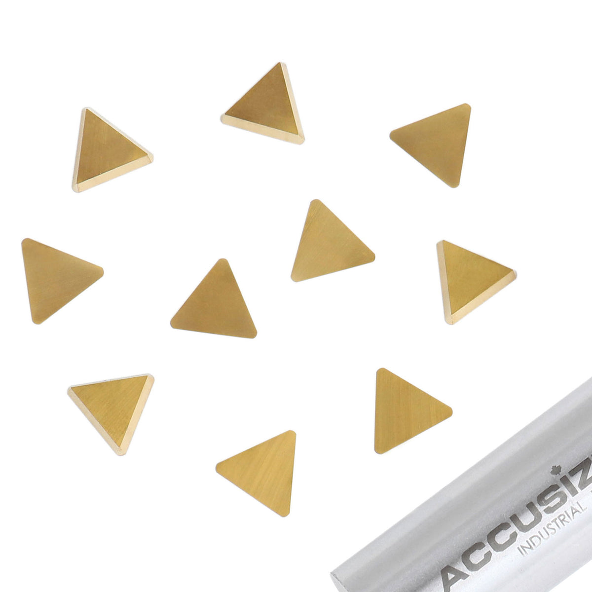 TPG, TiN Coated Carbide Inserts, 10 Pcs/Set