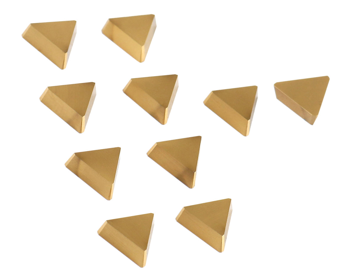 TPG, TiN Coated Carbide Inserts, 10 Pcs/Set