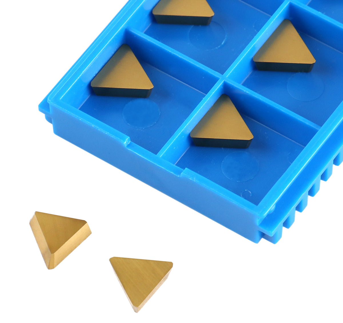 TPG, TiN Coated Carbide Inserts, 10 Pcs/Set