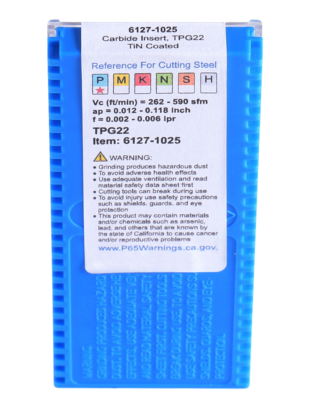 TPG, TiN Coated Carbide Inserts, 10 Pcs/Set