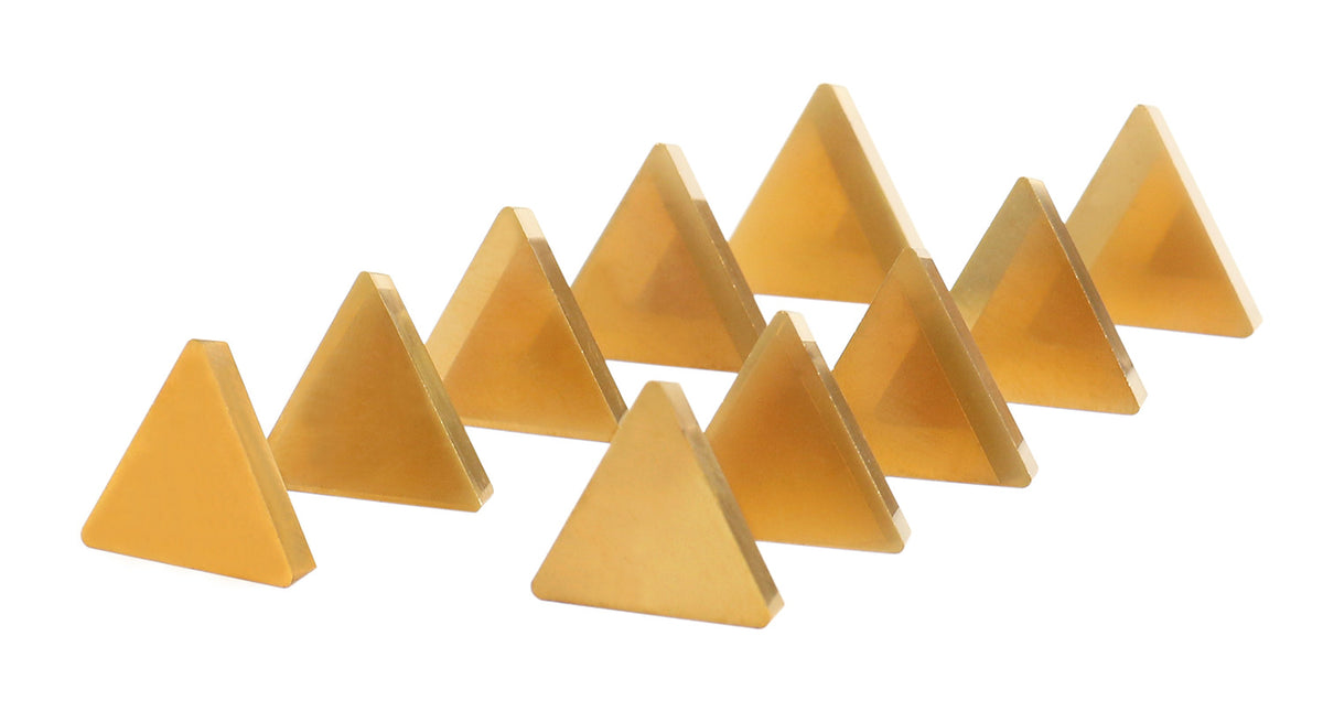 TPG, TiN Coated Carbide Inserts, 10 Pcs/Set